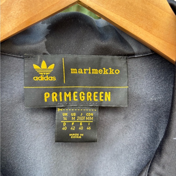 Marimekko Adidas Black and Yellow Primegreen Jacket-NEwwww ( removed tag) - Picture 4 of 6